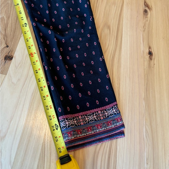 J. Jill Stretch Tribal Border Print Ankle Pants Women’s Size 10 - Picture 10 of 10